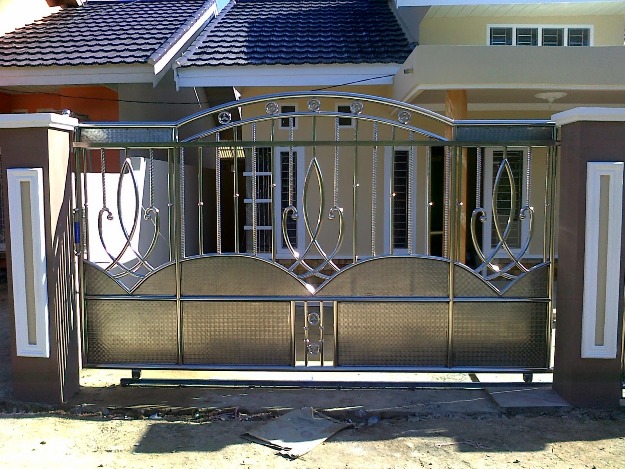 Pusat pagar  canopy railing minimalis  stainless  surabaya 
